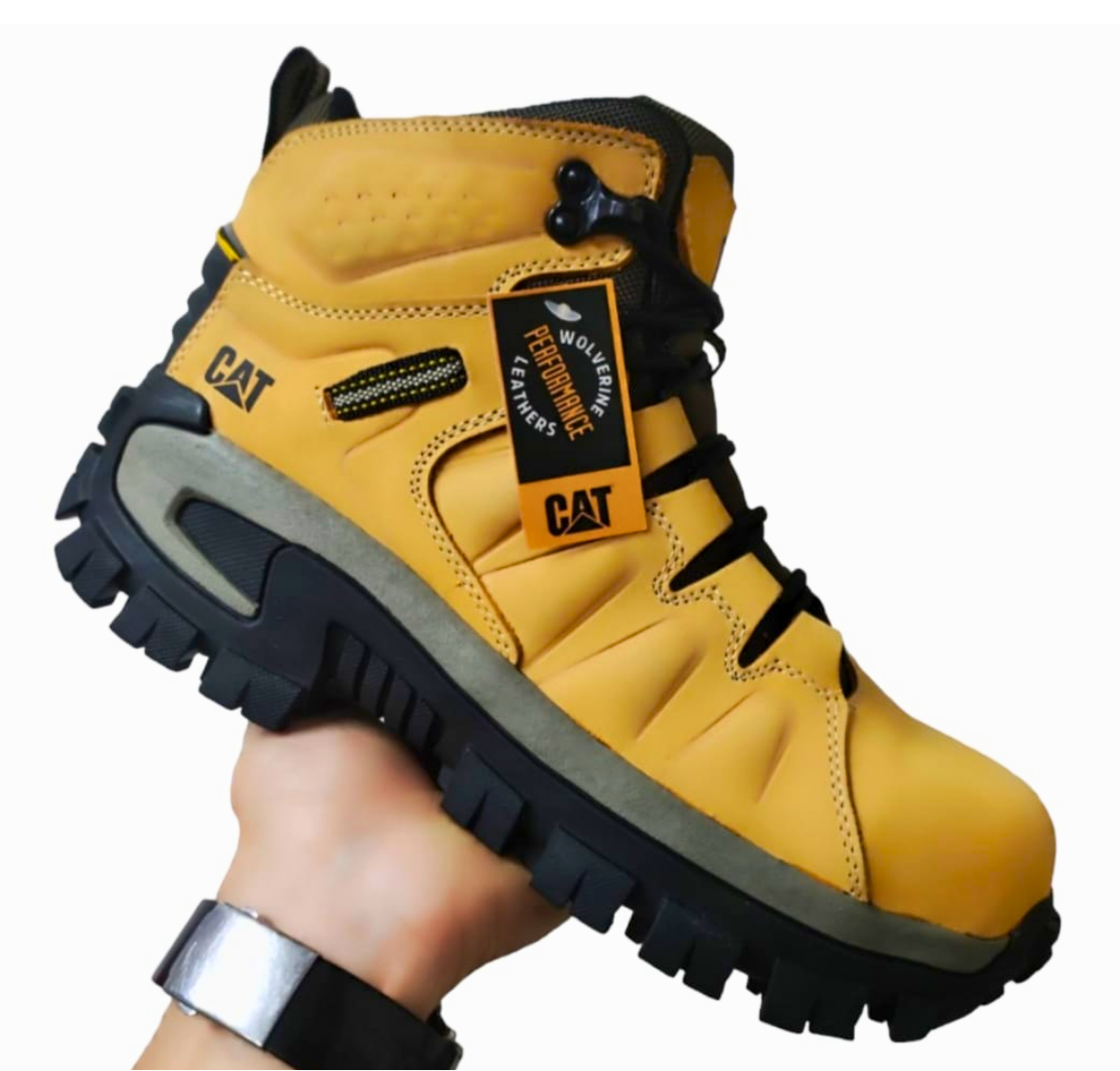 botas caterpillar con puntera de seguridad originales para hombres color naranja Comprar en tienda onlineshoppingcenterg Colombia centro de compras en linea